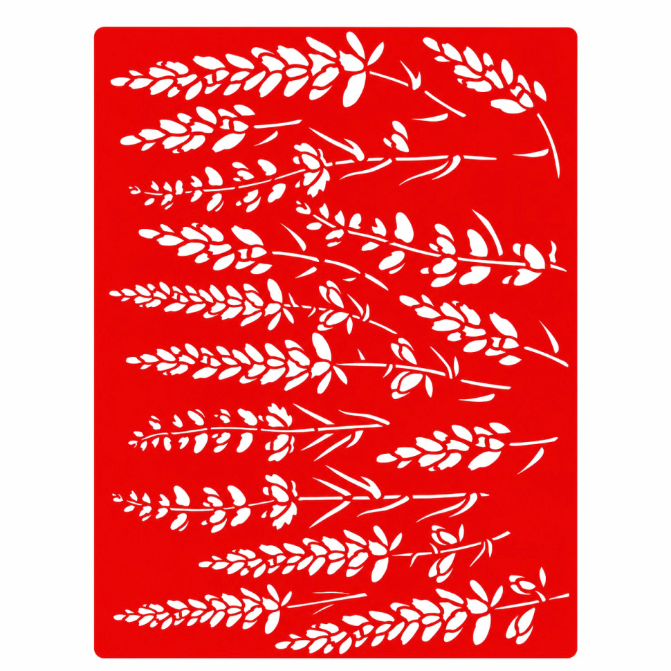 Трафарет многоразовый "Лаванда #388" FDTR 388, 15x20 см