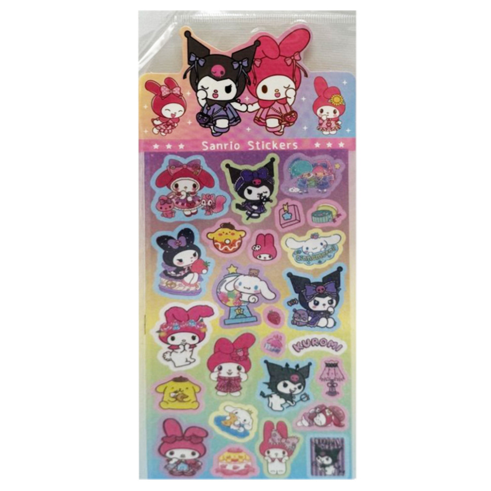 Наклейки декоративные "Sanrio Stickers" SZ240906-4 с блестками