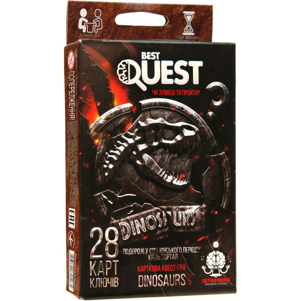 Карточная квест-игра "BEST QUEST" (укр.) BQ-01-01-04U  BQ-01-04U