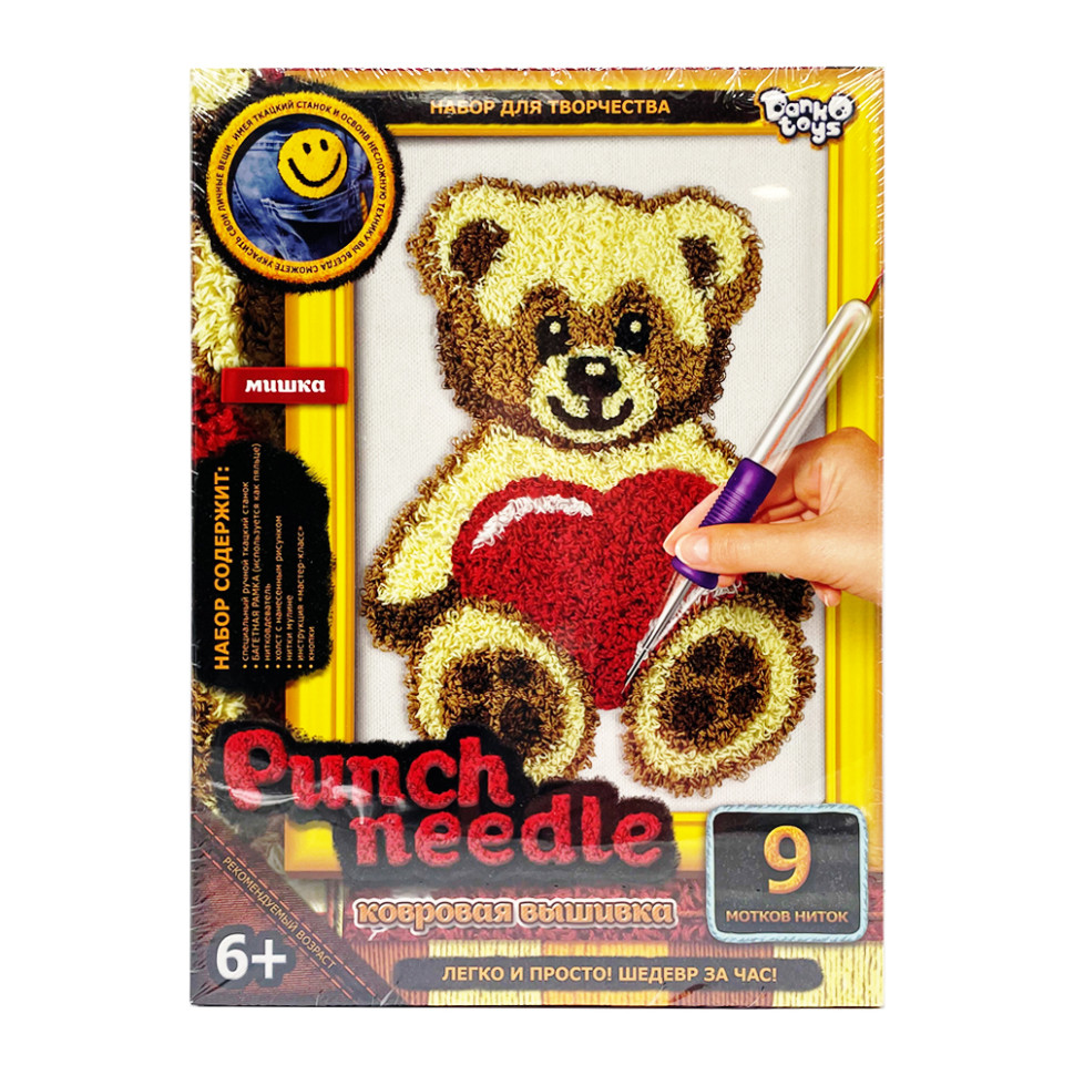 Набор для творчества "Punch Needle: Мышка" PN-01-05 ковровая вышивка