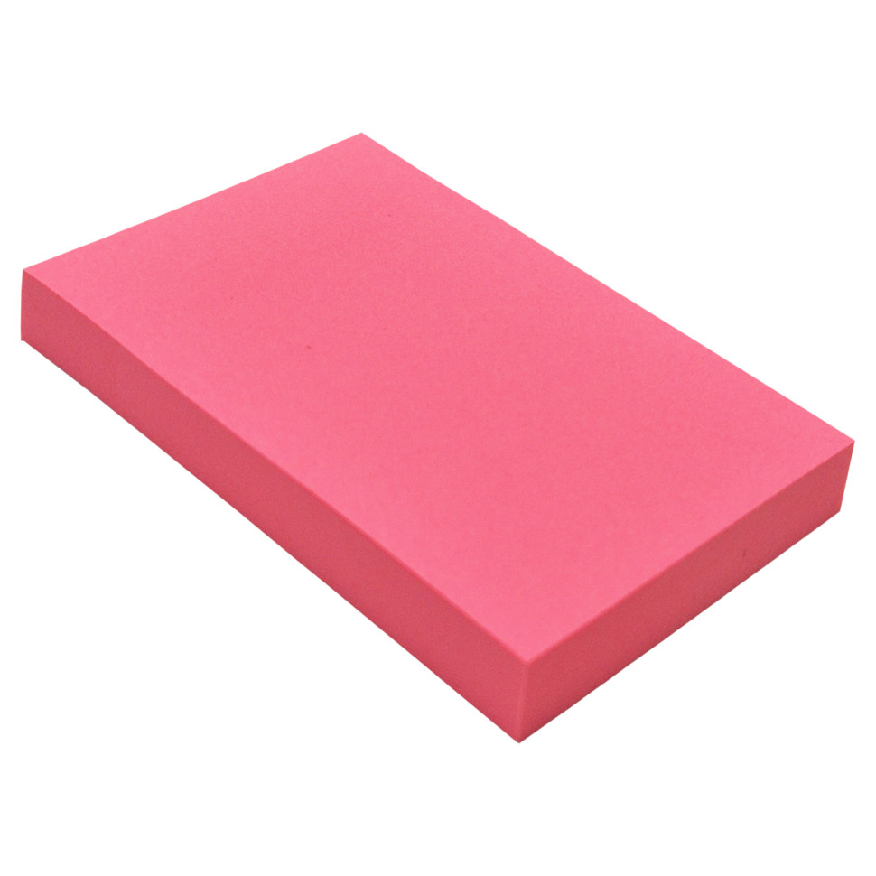 Бумага для заметок самоклеящаяся Неон SNR-A02(Dark-Pink) 100 шт, 76х50 мм