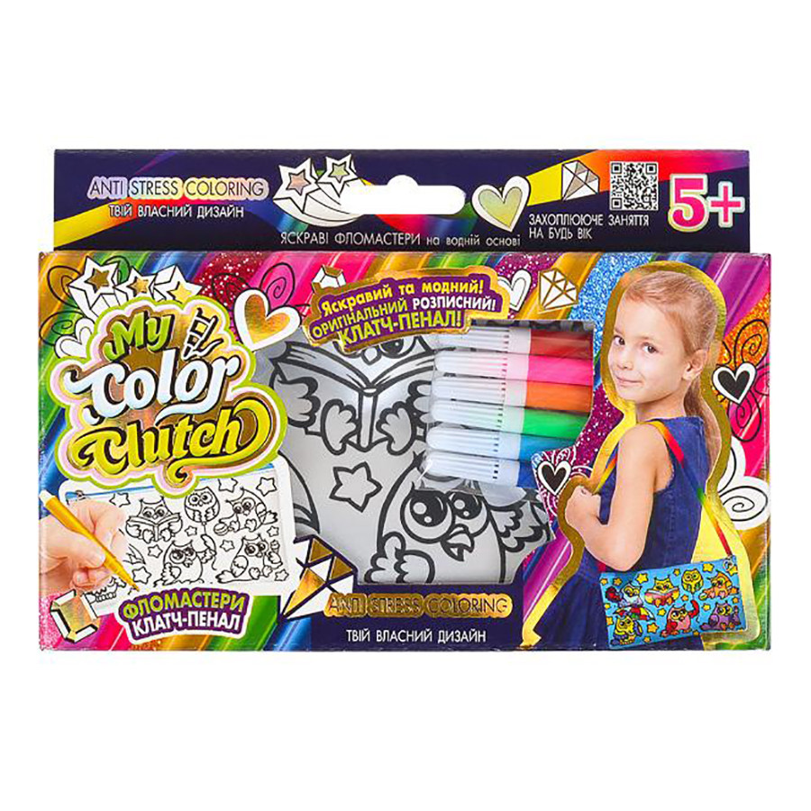 Набор для творчества "My Color Clutch" CCL-02-01U...06U с фломастерами Вид 2