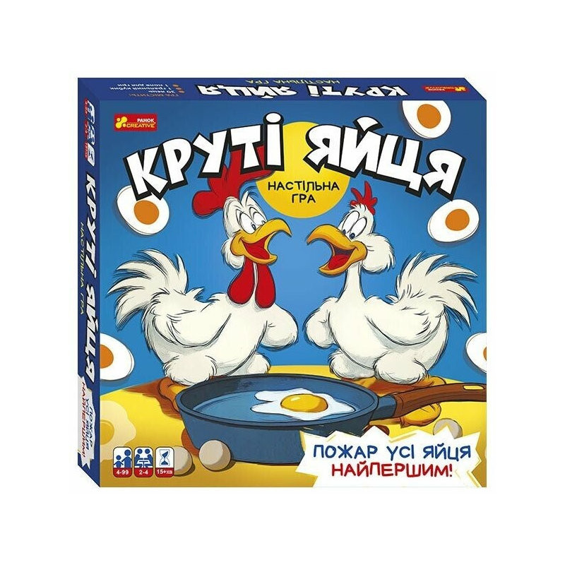 Настольная игра "Крутые яйца" 10120222 игровое поле, 30 яиц, кубик