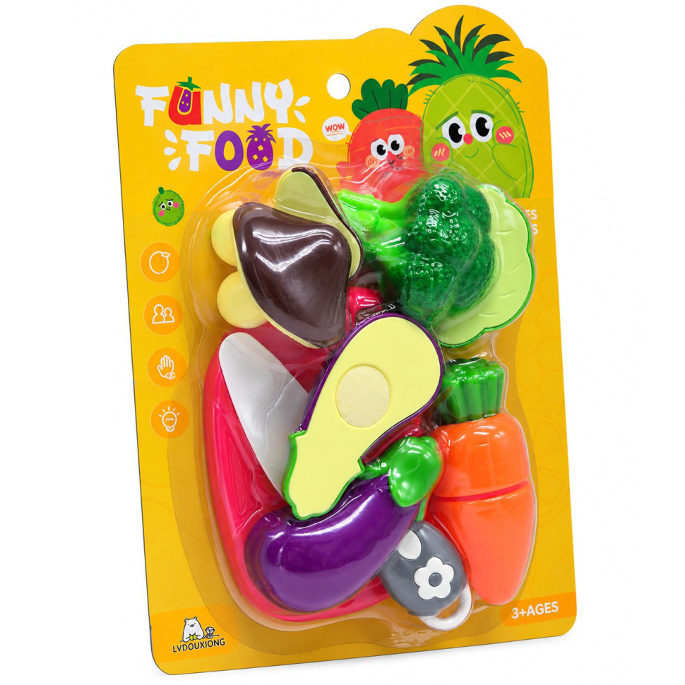 Игровой набор продуктов на липучке Funny Food 228R5-5 с ножом и досточкой