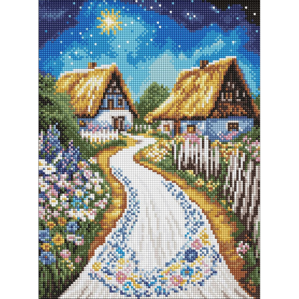 Алмазная мозаика "Хижина" ©art_selena_ua AMO8219, 30х40 см