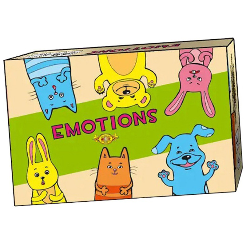 Настольная карточная игра "Emotions" МКЗ0810, 64 карточки с изображением