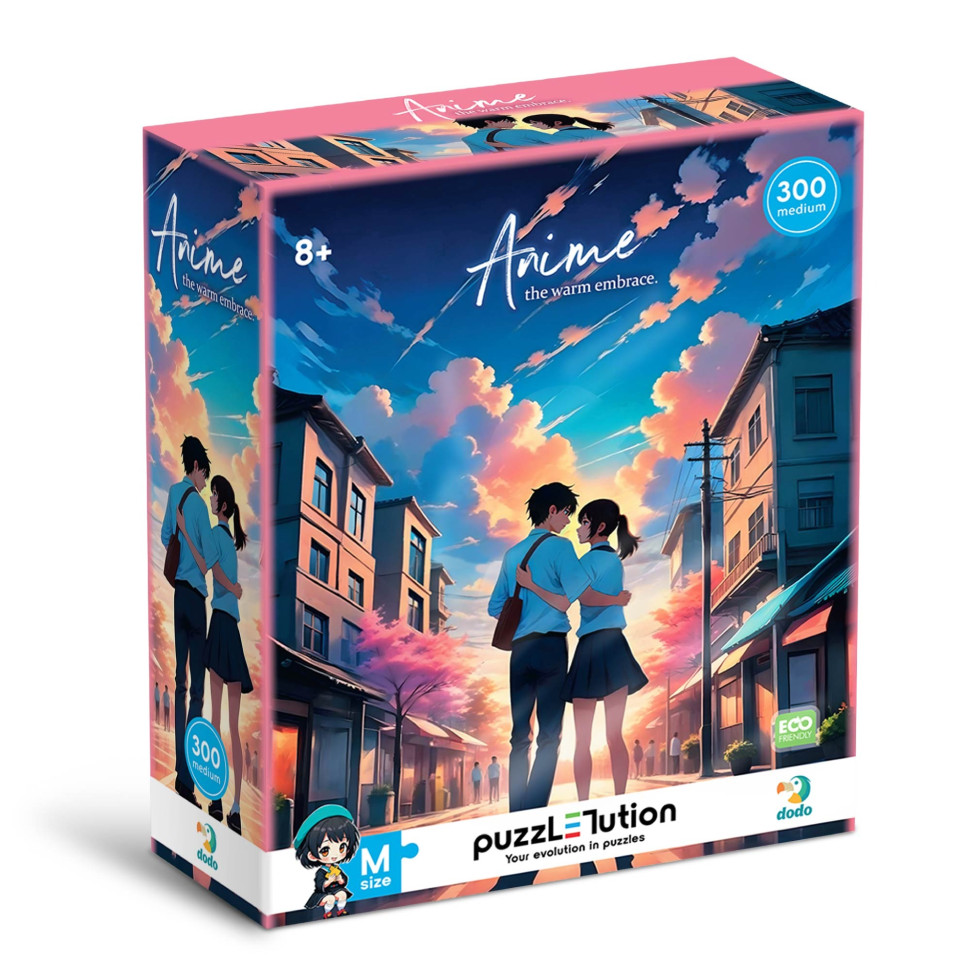 Пазл "Аниме: Теплые объятия" 300673, 300 элементов