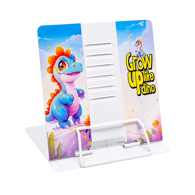 Подставка для книг "Grow up like dino" LTS-8226-2 металлическая