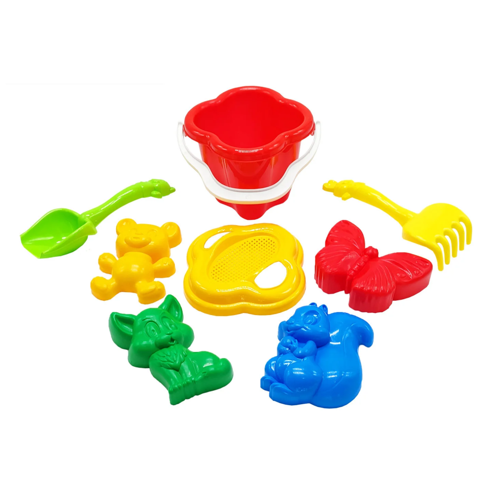 Песочный набор "Колокольчик" №2 Colorplast 0985 Красный