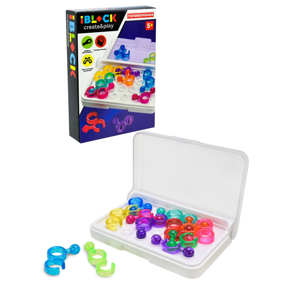 Головоломка серии "Create and Play" PL-724-113 развитие логики 120 вариантов сборки