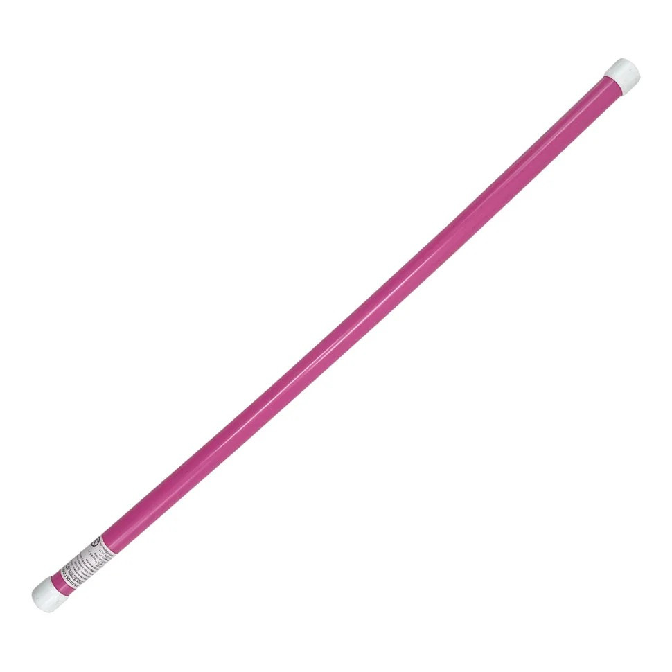 Палка гимнастическая тренировочная 20270(Pink) длина 80 см, d 27 мм