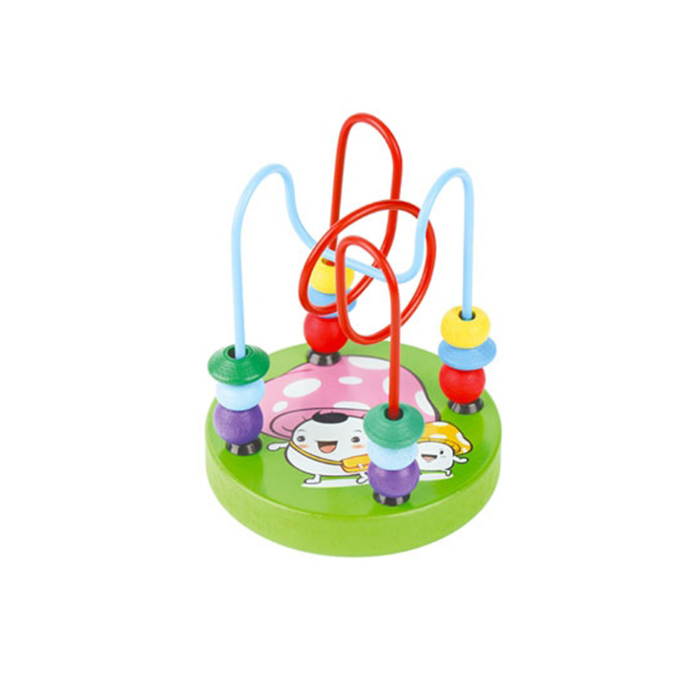 Деревянная игрушка Лабиринт MD 0810(Green-2) на проволоке 11 см