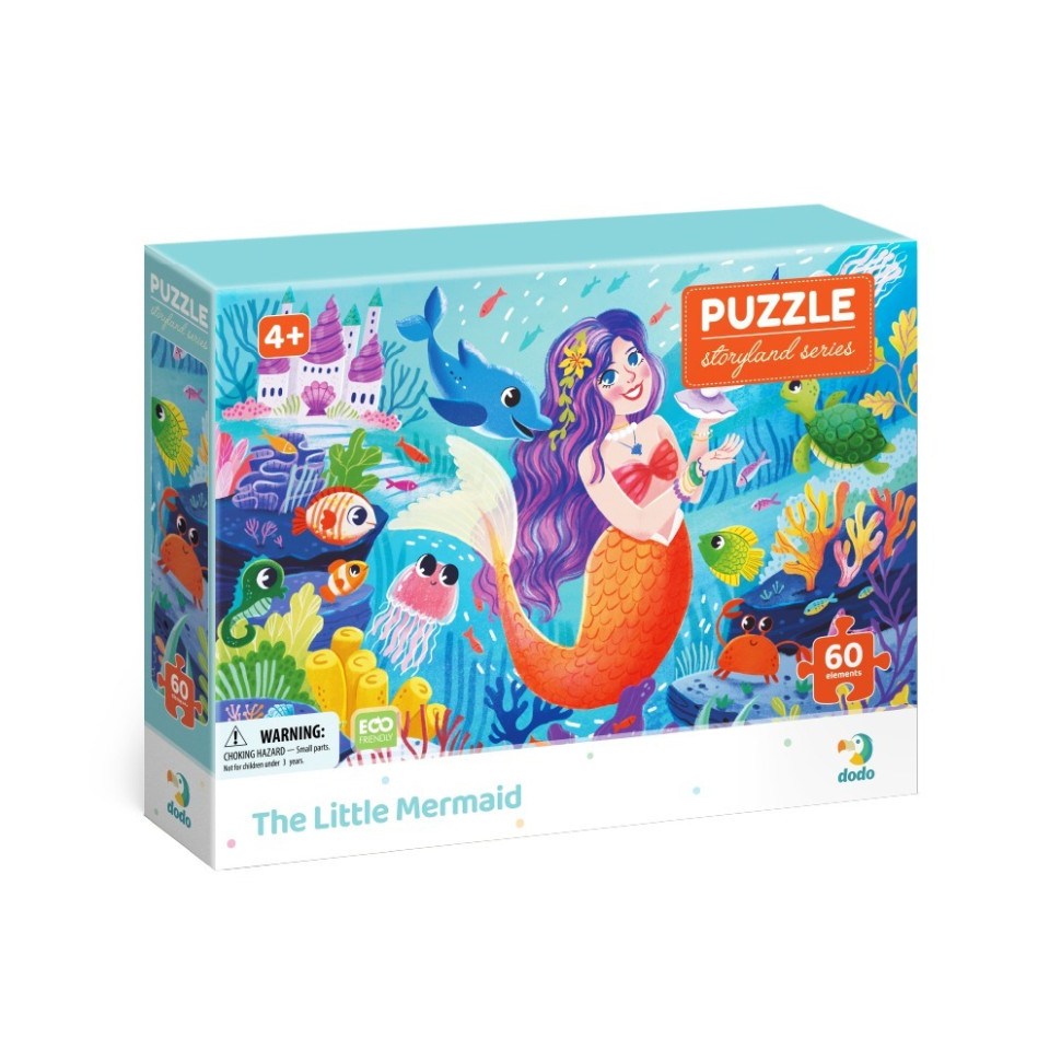 Пазл детский "Русалочка" DoDo Toys 300712, 60 элементов