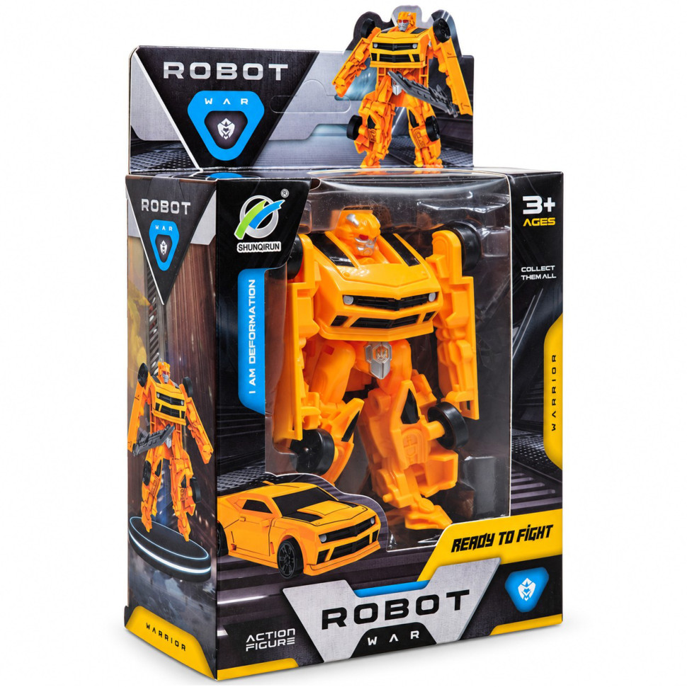 Игровой транформер Робот-машина 168-62(Yellow-1) пластик, желто-черный