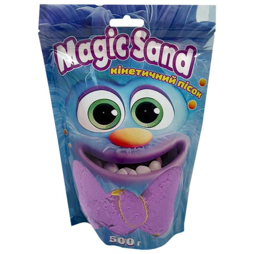 Креативное творчество "Кинетический песок Magic sand" 39403-4 фиолетовый 500 грамм