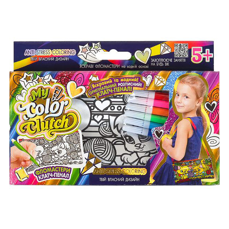 Набор для творчества "My Color Clutch" CCL-02-01U...06U с фломастерами Вид 5