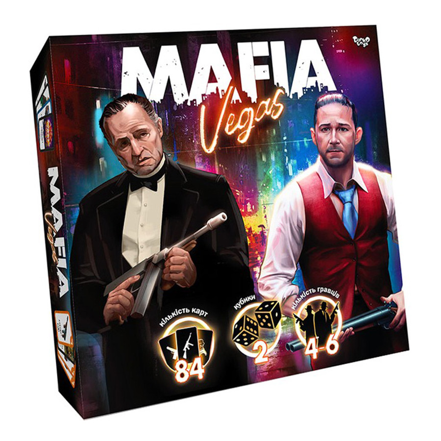 Настольная игра "MAFIA. Vegas" MAF-02-01U укр