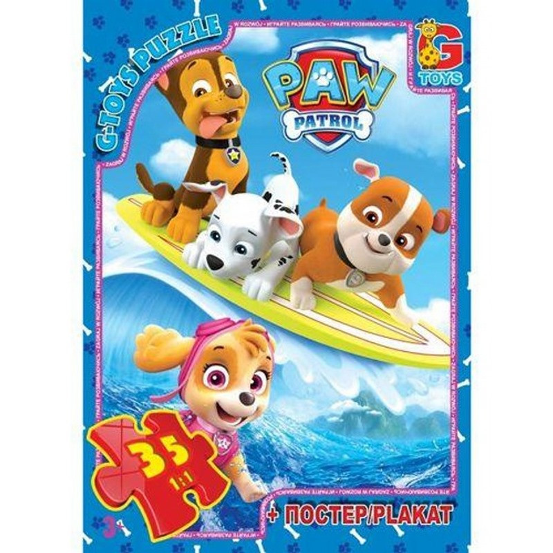 Детский пазл "Paw Patrol Щенячий патруль" PW0817 плакат 35 элементов