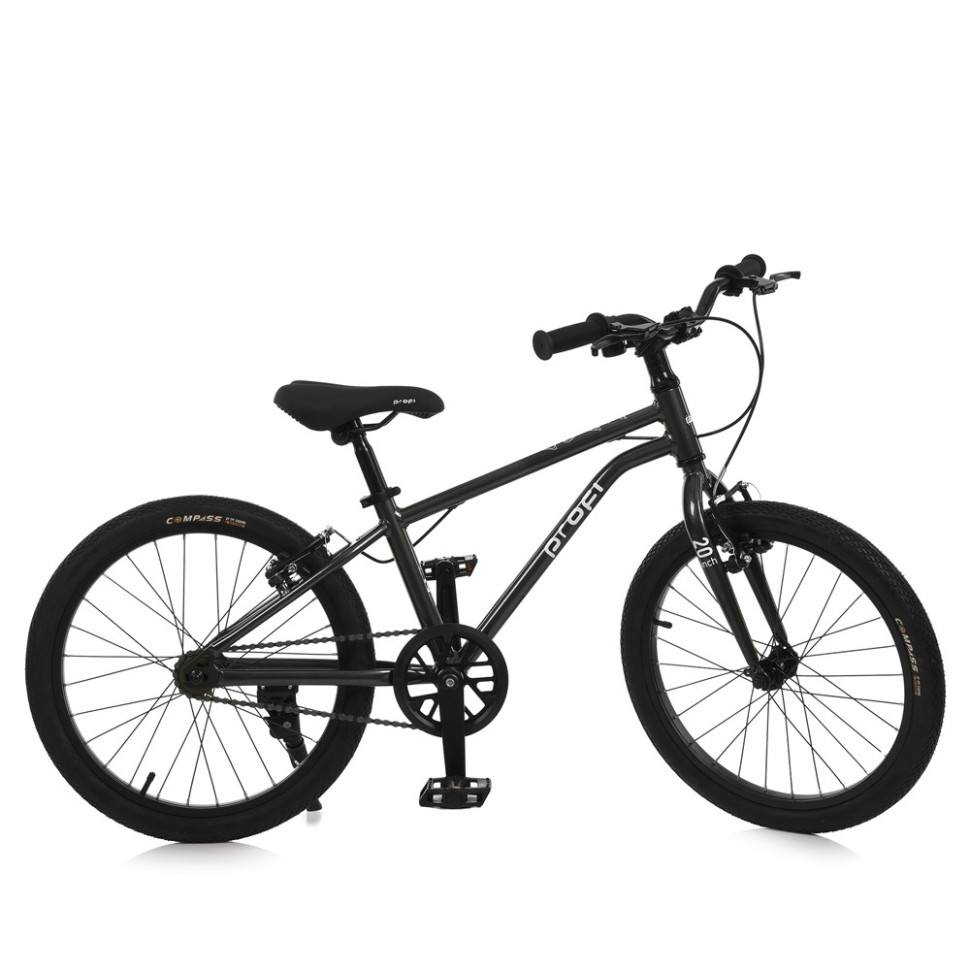 Велосипед детский LIGHTY MB 20LIGHTY DARK GREY, колеса 20 дюймов