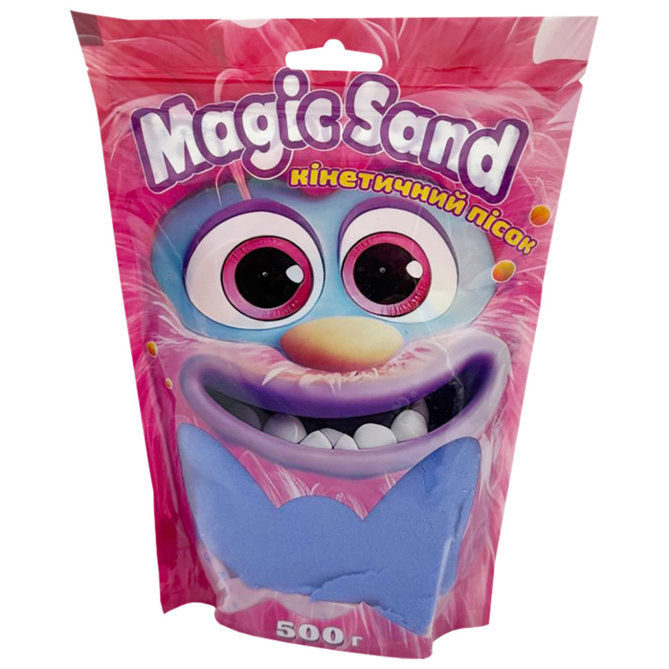 Креативное творчество "Кинетический песок Magic sand" 39403-9 синий 500 грамм