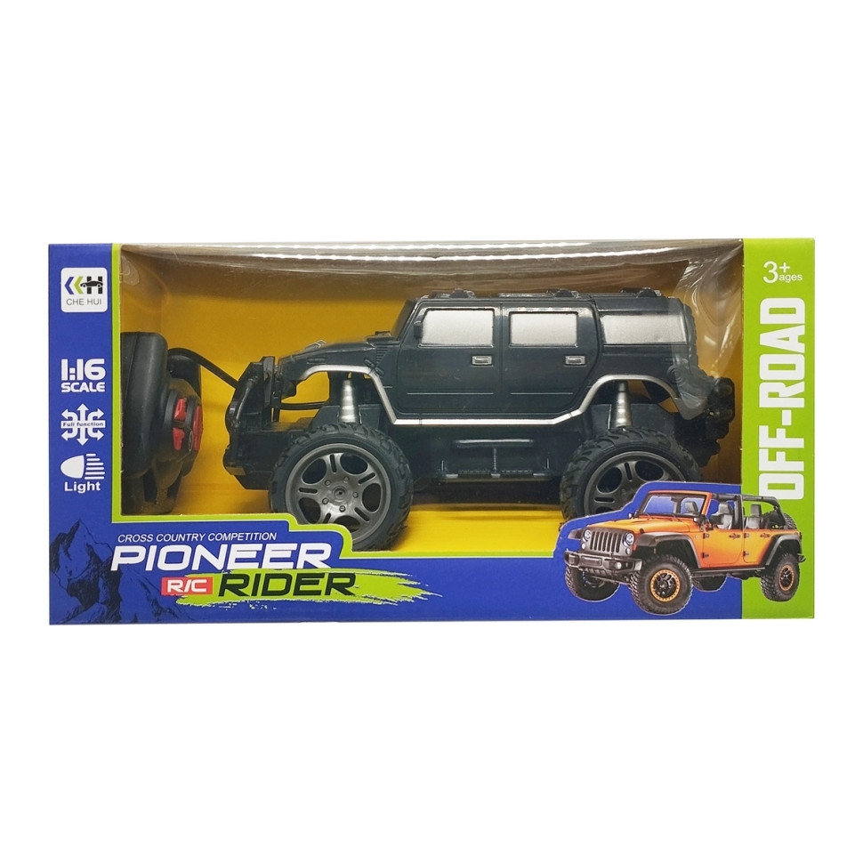 Детская машинка на радиоуправлении "Джип" 512A(Black) черный, 1:16