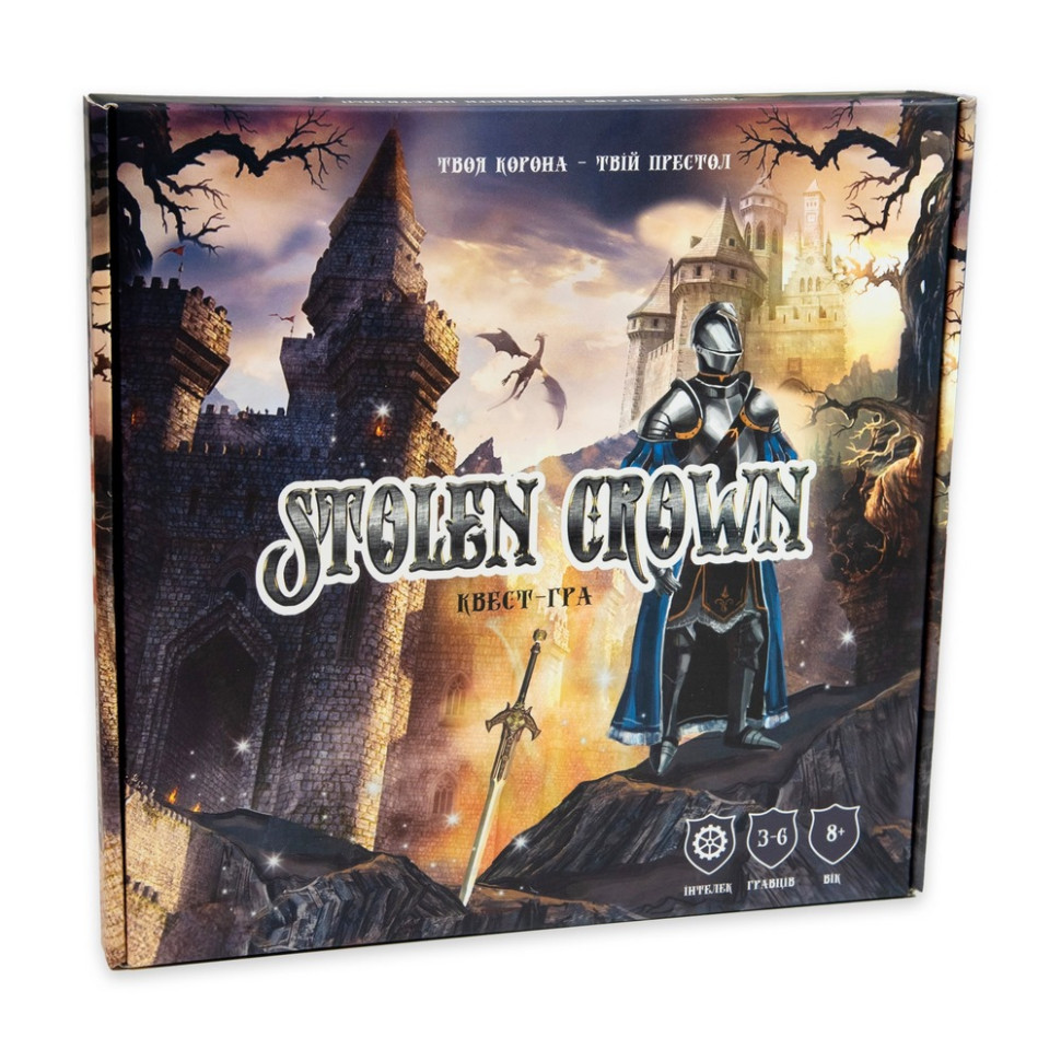 Настольная игра Stolen Crown 30811 рулетка со стрелкой, игровое поле