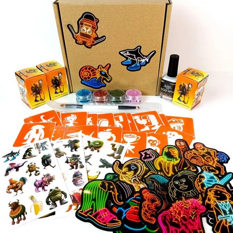Подарочный набор "Брейнрот" gift-box-brainrot-3kids