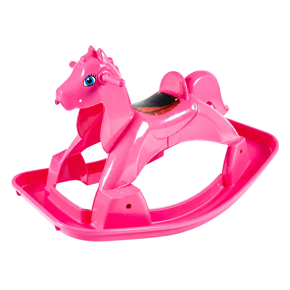 Лошадка-качалка Doloni Toys 05550/5 Малиновая
