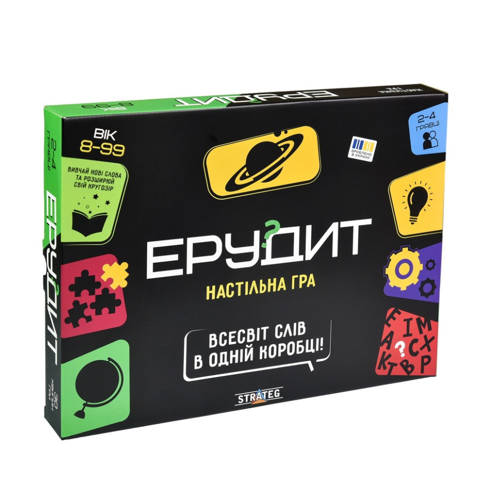 Настольная игра "Эрудит" 30451 игровое поле, набор фишек-литер