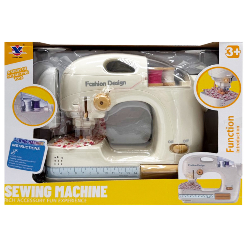 Детская бытовая техника "Швейная машинка" XS-25055(White) световые и звуковые эффекты