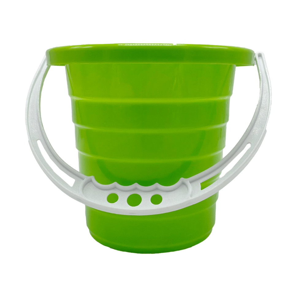 Детское ведро для песочницы "Среднее" S0009(Green) зеленый 14 см