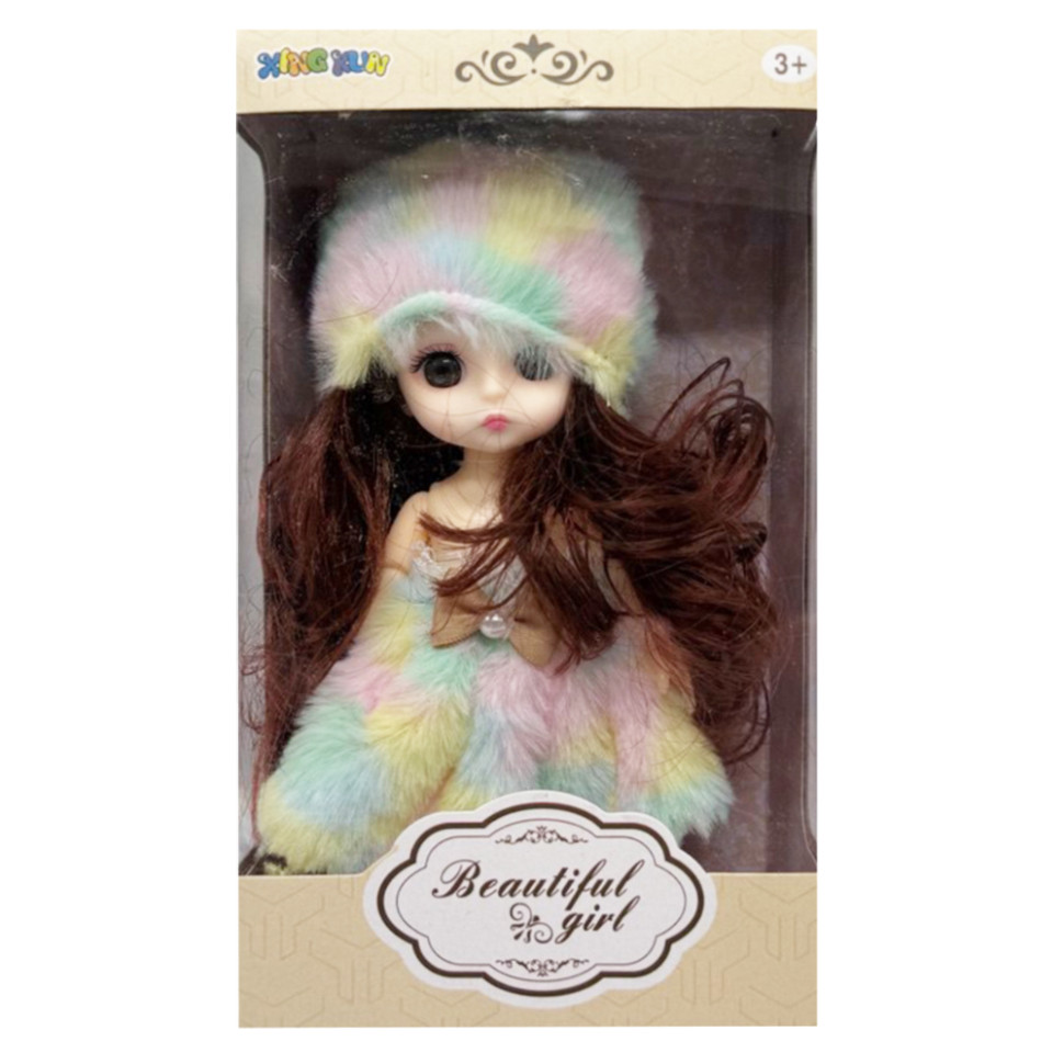 Детская игровая кукла 1361-8 шарнирная, размер 15 см