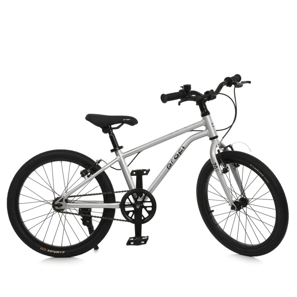 Велосипед детский LIGHTY MB 20LIGHTY SILVER, колеса 20 дюймов