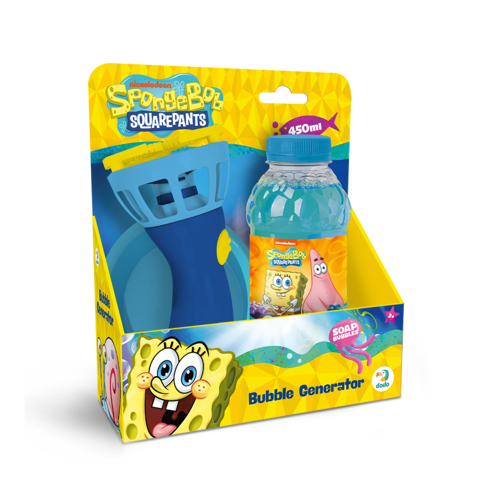 Генератор мыльных пузырей "Sponge Bob" 200738 объем 450 мл