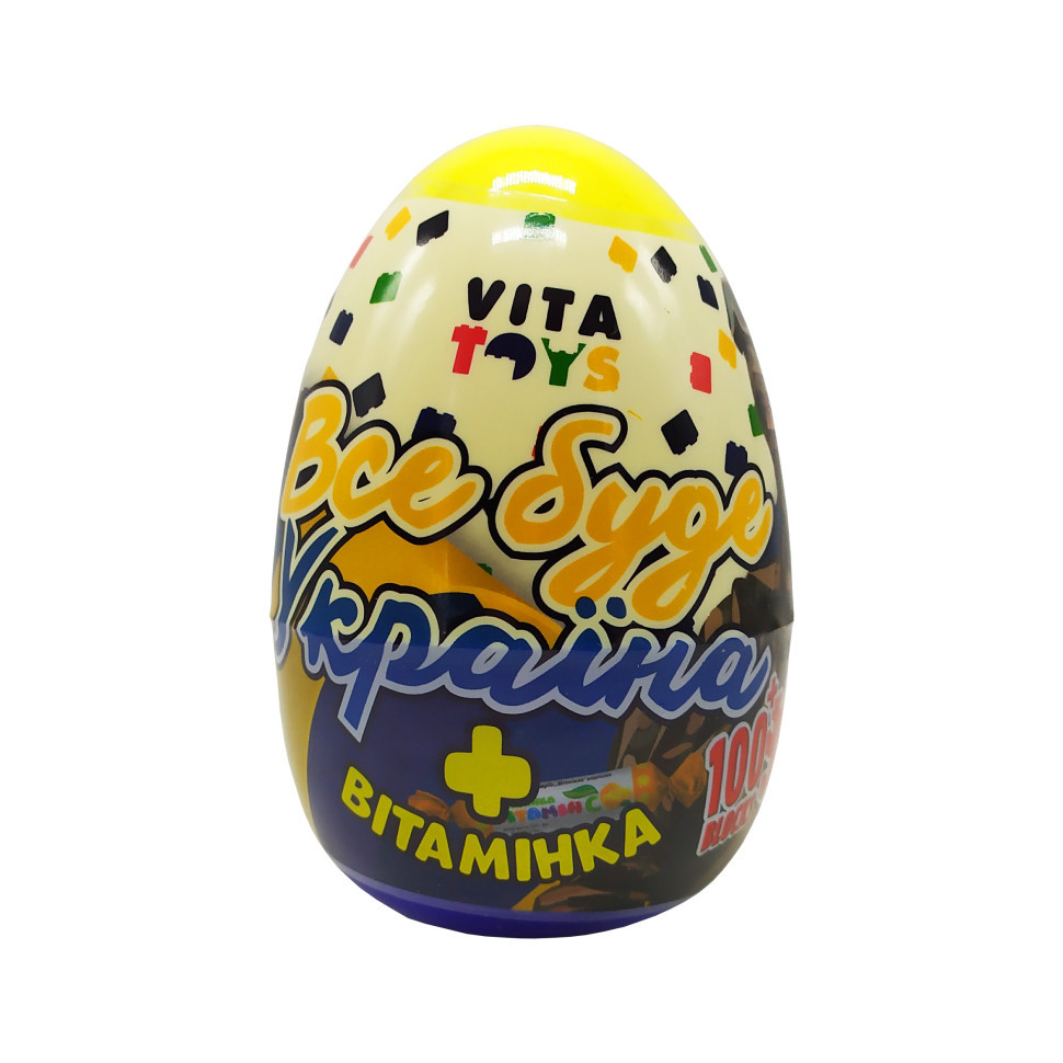 УЦЕНКА!!! Конструктор в яйце "Все буде Украина"  Vita Toys VTK 0090-UC 100 деталей