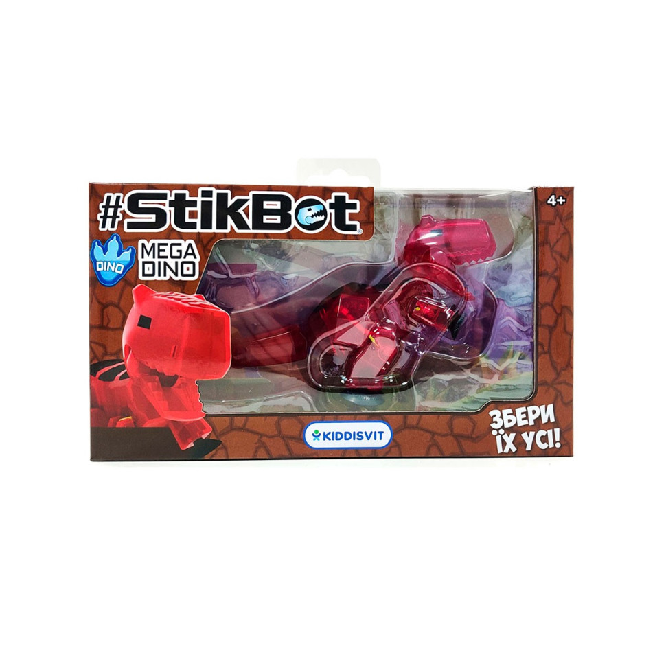 Фигурка для анимации Карнотавр Mega Dino StikBot TST624C_UAKD(Red)
