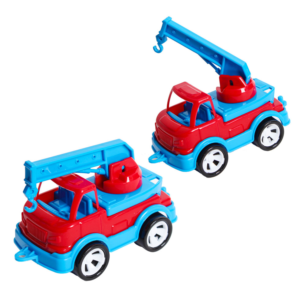 Детская игрушка кран "Mini Matik" 002/5BMS(Red) подвижная стрела крана, 13,5 см