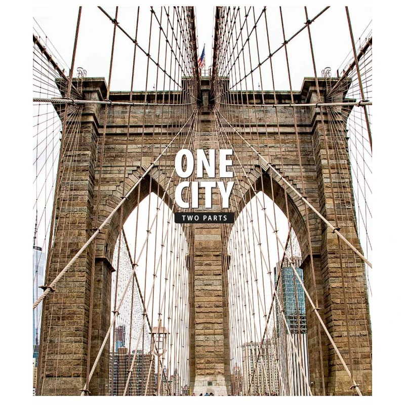 Тетрадь общая «One city, 2 parts» 080-3137L-4 в линию, 80 листов