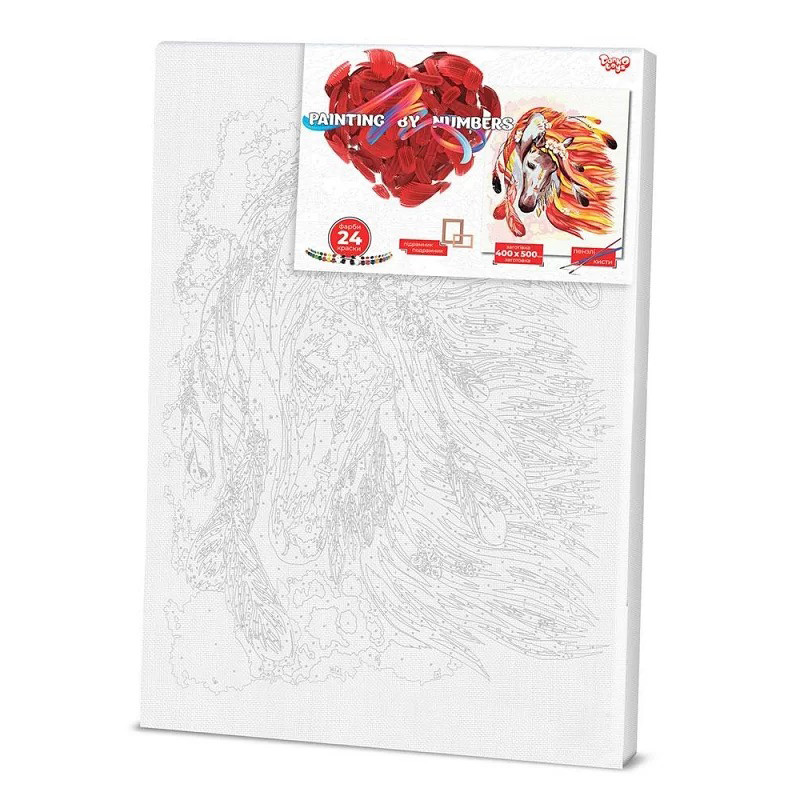 Картина по номерам "Конь" Danko Toys KpNe-01-07 40x50 см