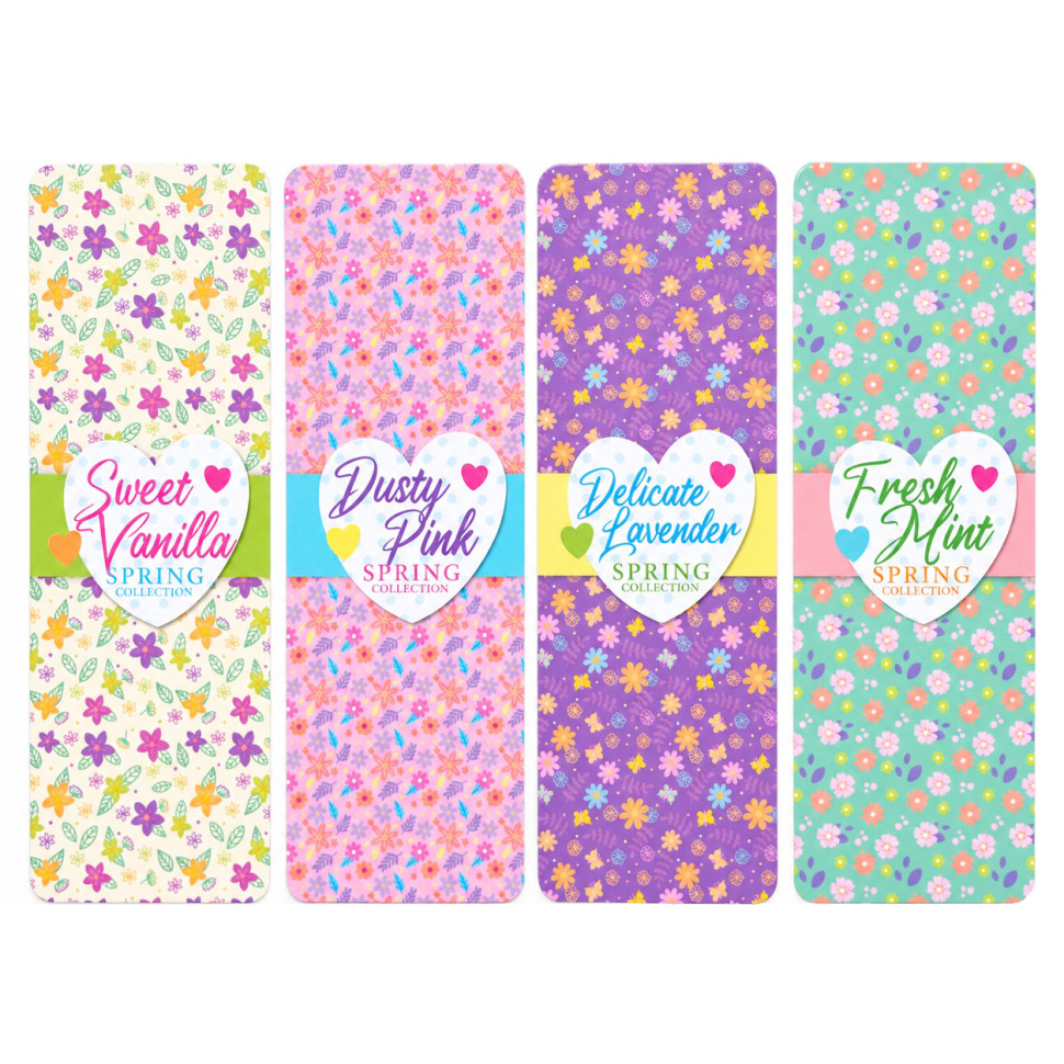 Набор ламинированных закладок для книг "Spring Collection" АП-0902-11, 4 шт