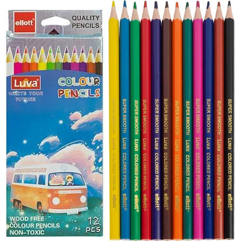 Карандаши для рисования "Luva Ellott" CQ1001-12