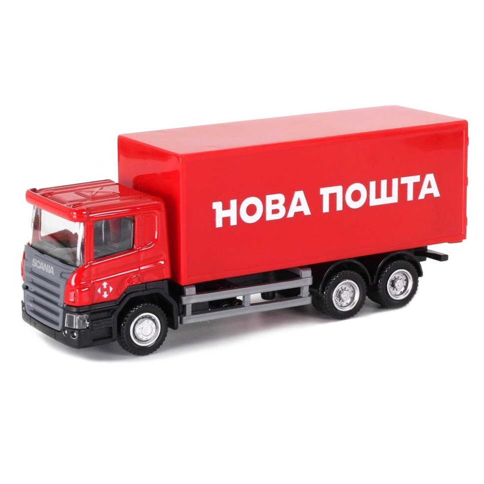 Автомодель детская Scania "Новая Почта" TechnoDrive 250414U, масштаб 1:64