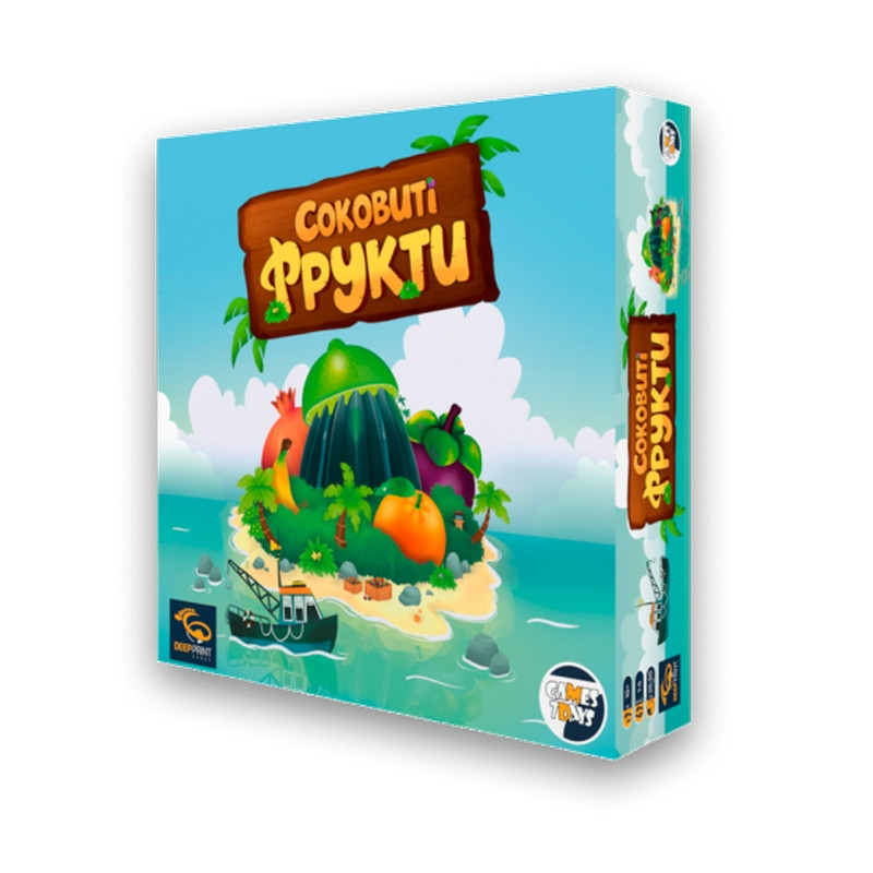 Настольная игра "Сочные фрукты" SF001U 100 деревянных фигурок фруктов