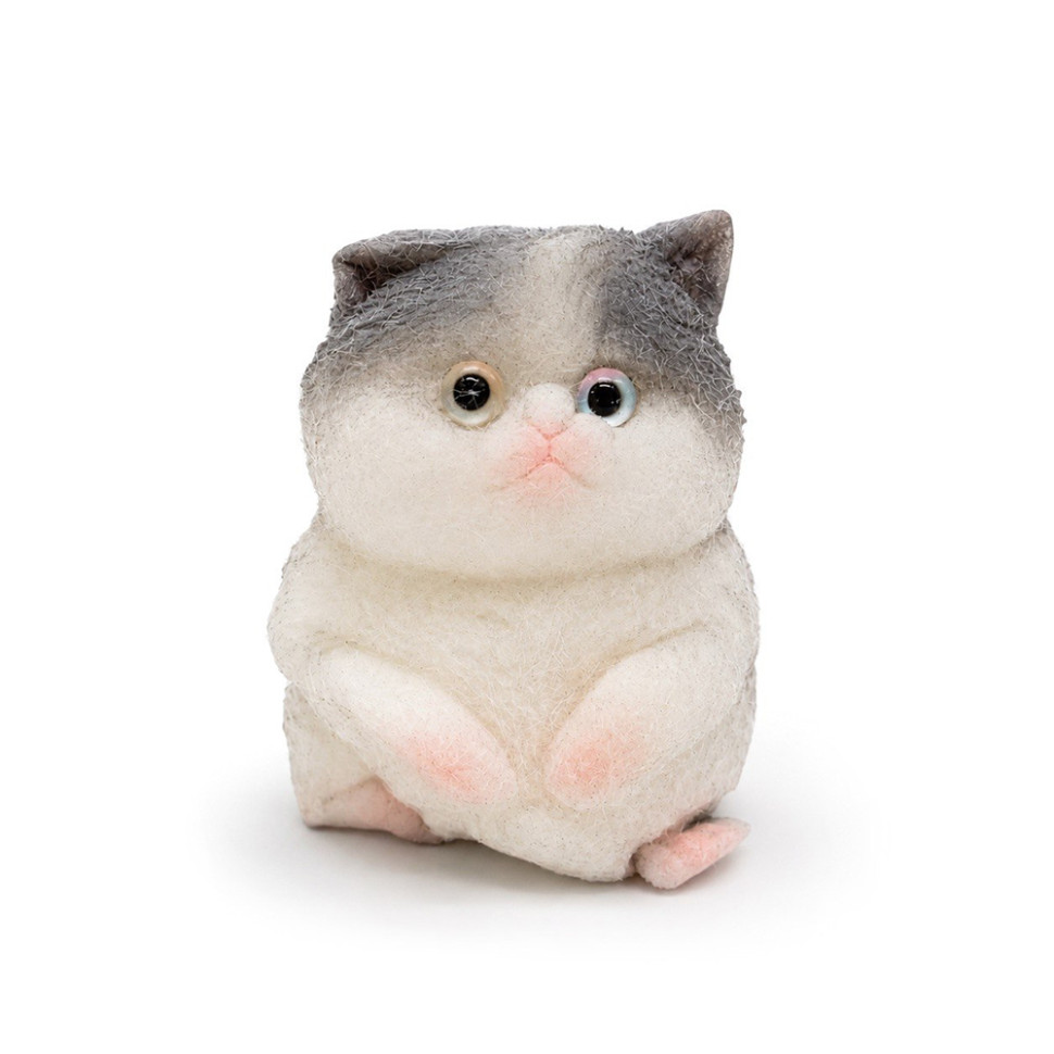 Детская антистресс-игрушка "Кошечка" MS 4764(Gray) размер 9 см