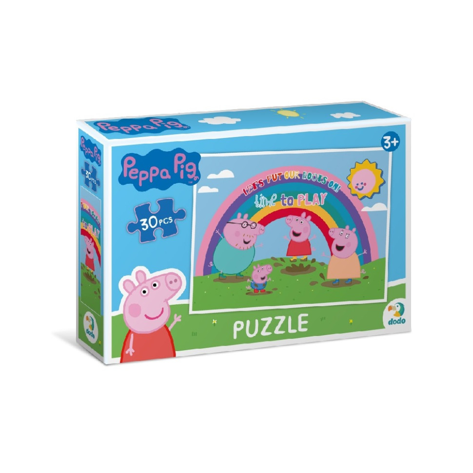 Детский пазл "Peppa Pig: Игра в лужах" 200303, 30 элементов