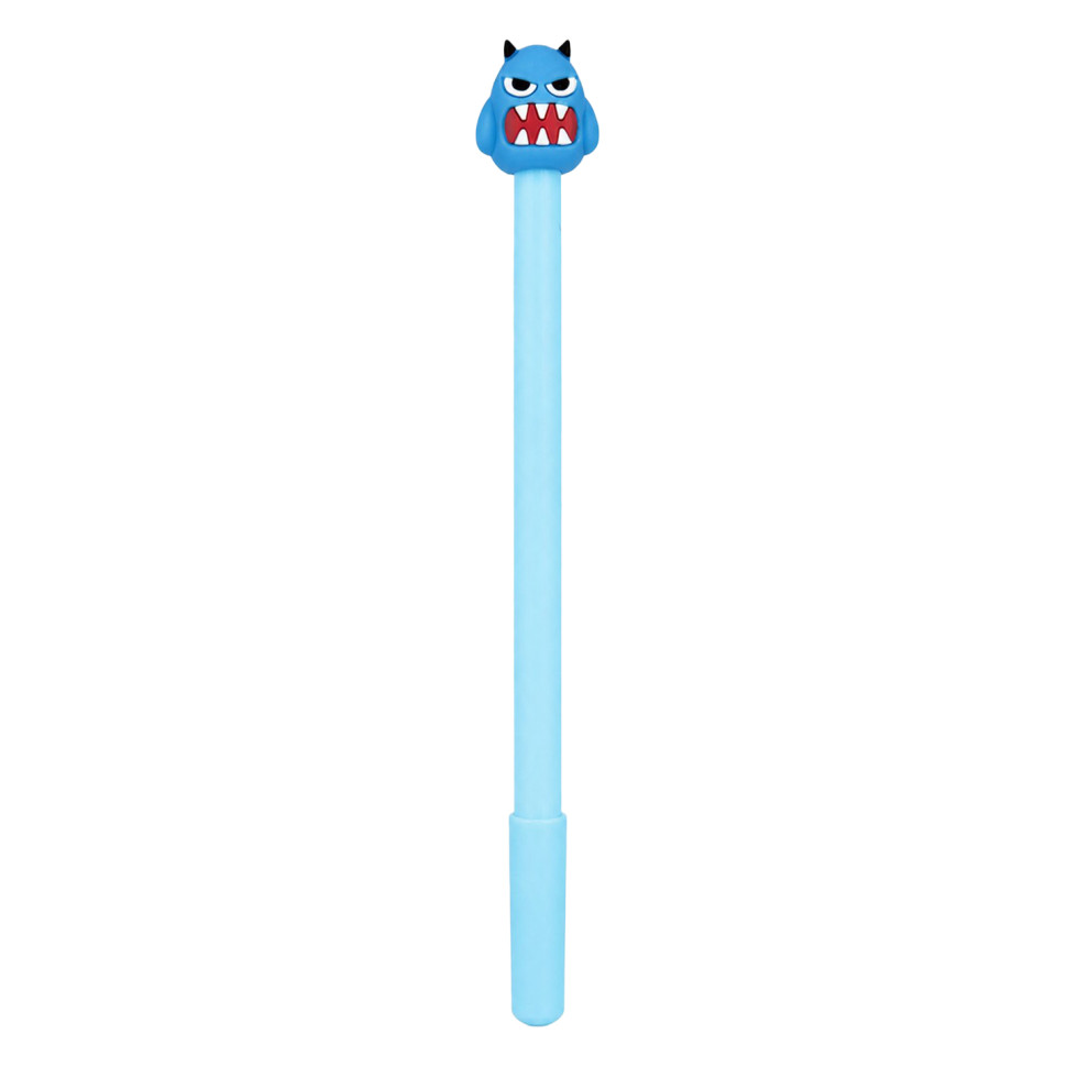 Детская гелевая ручка "Horror" A082(Blue) синий, 16,5 см