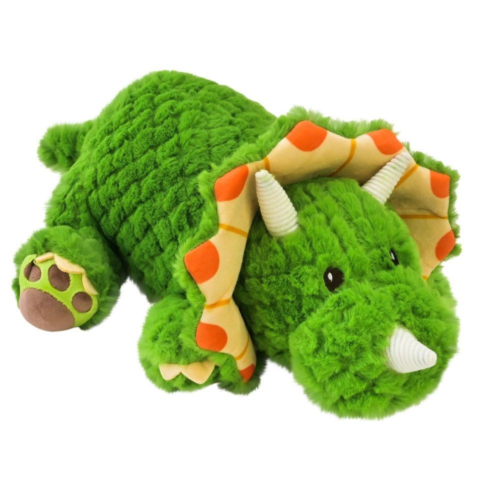 Детская мягкая игрушка "Динозавр Трицератопс" K15204 размер 37 см
