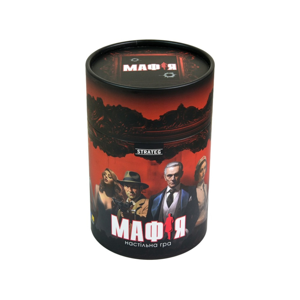 Настольная игра "Мафия" 30698 карточки 24 штук, маски 12 штук