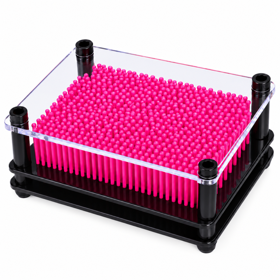 Объемная панель-антистресс с подвижными элементами "3D Пин Арт" MK 5967(Pink) розовый
