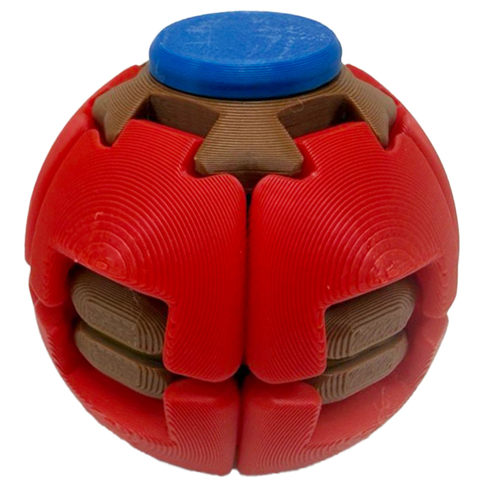 Детский антистресс "Spiner-Ball" SPIN-BALL-6(Red) размер 5,5 см